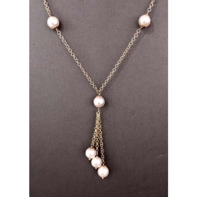 CERTIFIED $2,950 AUTHENTIC FINE AKOYA PEARL 8.5-8 MM 18 IN 14 KT LADIES NECKLACE CERTIFICATE#201721470 This authentic...