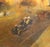 Yellow Early 20th Century French Arc De Triomphe Oil Painting in Gilt Frame For Sale - Image 8 of 9