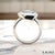 Natural Solitaire Aquamarine Ring 6.5 14k W Gold 1.60 TCW Certified For Sale In New York - Image 6 of 12