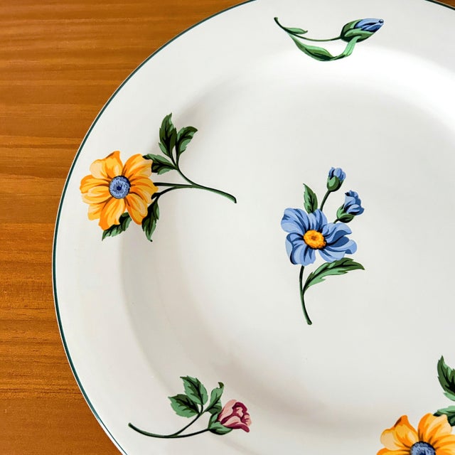 1990s Vintage Tiffany & Co. 'Sintra' Dinner Plate - Made in Portugal - Rare Retired Pattern For Sale - Image 5 of 6