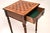 Vintage English Walnut Chess Table, 1920 For Sale - Image 9 of 10