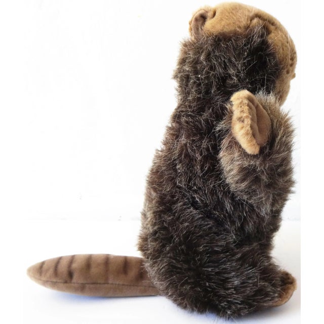 Brown Vintage Steiff Beaver Stuffed Animal For Sale - Image 8 of 8