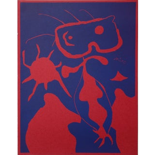 Joan Miro, Homme au soleil rouge, Etching For Sale