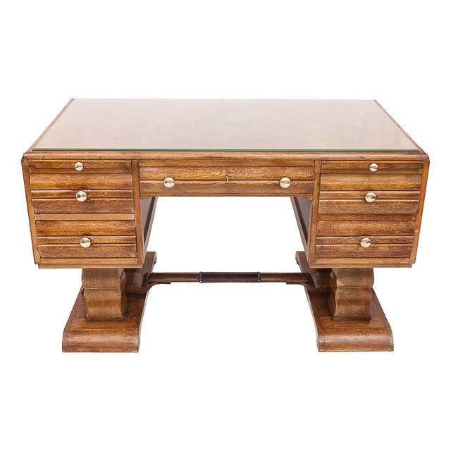 Art Deco Desk attributed to Charles Dudouyt, 1930s For Sale