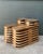 Wood Vintage Stacked Rattan Side Tables After Frankl - A Pair For Sale - Image 7 of 12