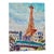 Contemporary Monoprint, "Eiffel Tower in Paris, France" For Sale
