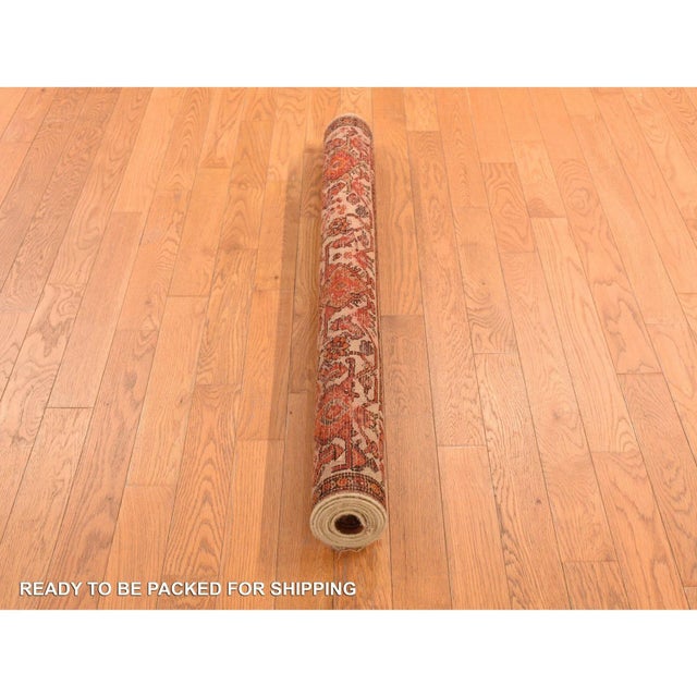 1910s 1910 4'x6'2" Midnight Blue Antique North West Persian Even Wear Wool Hand Knotted Rug For Sale - Image 5 of 7