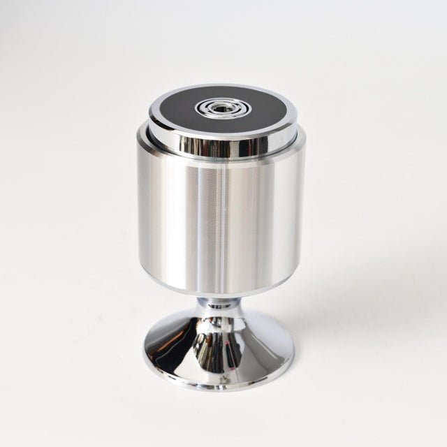 Black Space Age Piezo Electric T34 Table Gas Lighter from Maruman, 1970s For Sale - Image 8 of 8