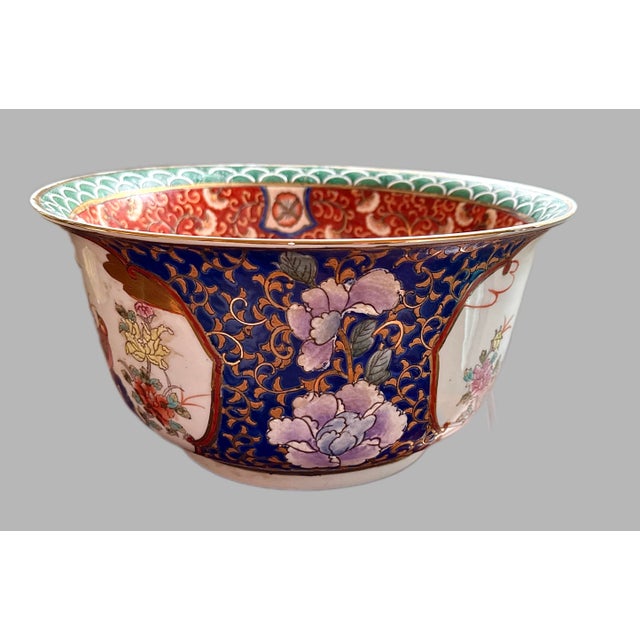 Metal Vintage Chinese Bowl - 10" Diameter For Sale - Image 7 of 12