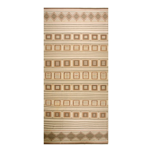 Antique Indian Dhurrie Rug For Sale