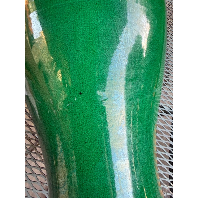 Antique 18th Century Chinese Green Glaze Porcelain Vase Yongzheng Mark For Sale - Image 9 of 15