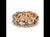 Bochic “Vintage” Fancy Chocolate, Greenish Diamond 18K Rose Gold Band Ring For Sale - Image 9 of 15
