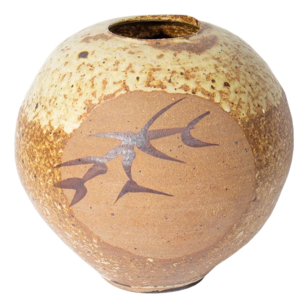 Tariki Studio Pottery Vase by Jack O'Leary | Chairish