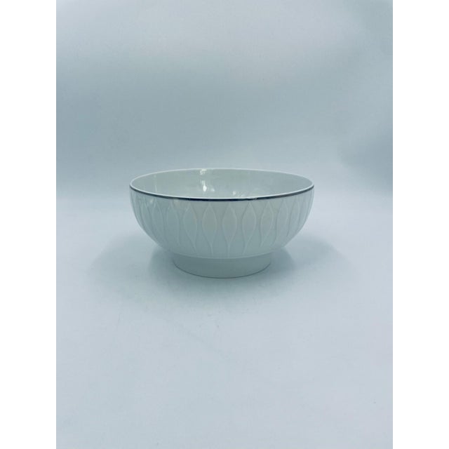 Ceramic Porcelain Lanzette Bowl by Tapio Wirkkala for Thomas, 1965 For Sale - Image 7 of 7