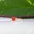 Metal 1.4Ct Padparadscha Sapphire Ring With Natural Diamond Accents: Solid 14k Gold, Size 6.75 For Sale - Image 7 of 10