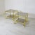Maison Jansen Brass Coffee Tables with Smoked Glass Tops attributed to Guy Lefevre for Maison Janson, 1970s, Set of 2 For Sale - Image 4 of 8