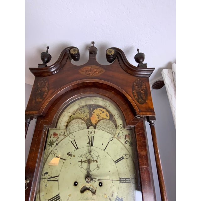 Wood Johnathon Jessop #134 Tall Case Clock For Sale - Image 7 of 11