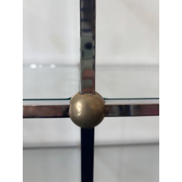 1980s Vintage Glass Shelving Unit, 1980s For Sale - Image 5 of 10