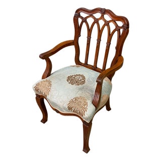 Edwardian Mahogany Desk Armchair, 1910 For Sale