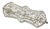 1930's Platinum and 14k White Gold Diamond Filigree Pin/ Pendant For Sale