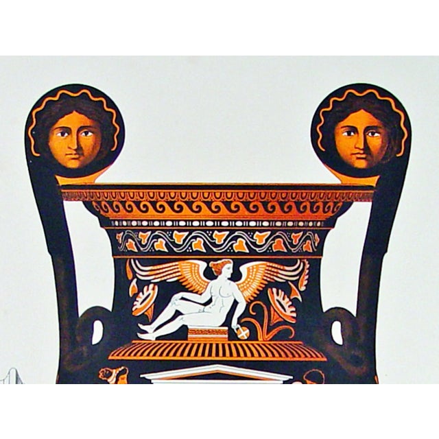 Albert Genick Large Framed Chromolithograph of an Ancient Greek Red-Figure Vase, “Amphora”, 1883 For Sale In Philadelphia - Image 6 of 7