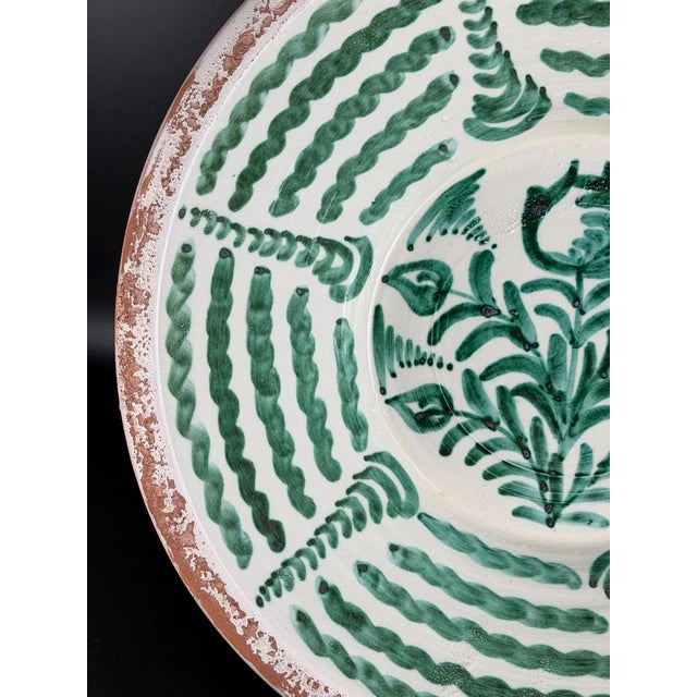 Large Spanish Fajalauza Ceramic Lebrillo Bowl For Sale - Image 3 of 9