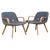 Lounge Chair by Johannes Foersom and Peter Hjorth-Lorentzen for Erik Jørgensen, 2000s, Set of 2 For Sale - Image 6 of 6