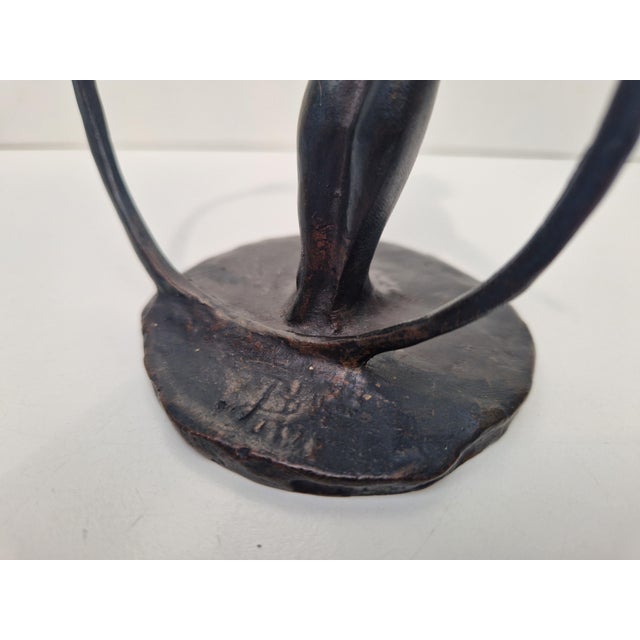 1900 - 1909 Bronze Girl with Circlet by Bernhard Hoetger, 1902 For Sale - Image 5 of 8