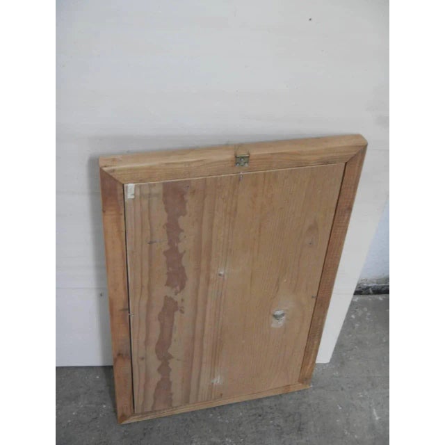 Fir Wood Frame Mirror, 1990s, in Flawless conditions. Designed 1990 to 1999