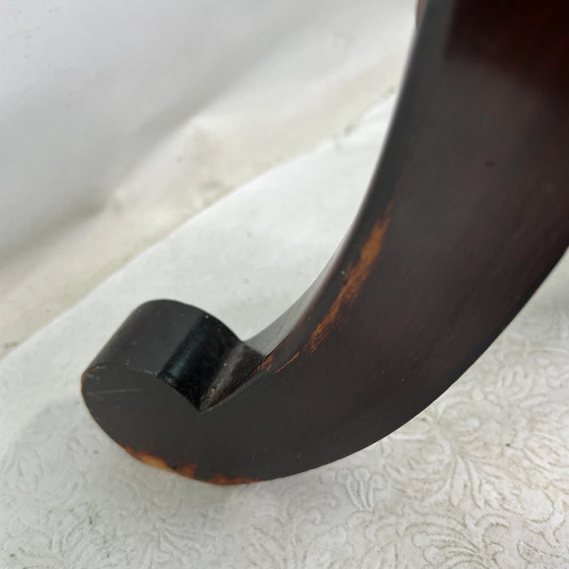Vintage Mahogany Coat Rack For Sale - Image 12 of 13