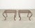 Late 20th Century Pair of Rose Tarlow Twig Iron Garden Lattice Side Tables For Sale - Image 5 of 18