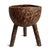 Late 20th Century Vintage Wood Carved Rustic Tribal Bowl on Legs For Sale - Image 5 of 7