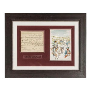 American Revolutionary 1780s War Bond, State of Connecticut in Custom Frame