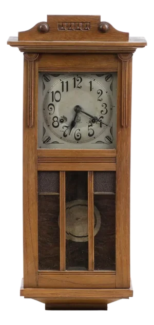 Wall Clock with Metal Dial
