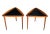 This exceptional pair of restored Danish Modern side tables is a timeless example of Mid-Century Modern Scandinavian...