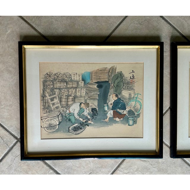 Pair Japanese Woodblock Prints by Sanzo Wada (1883–1967) For Sale - Image 10 of 18
