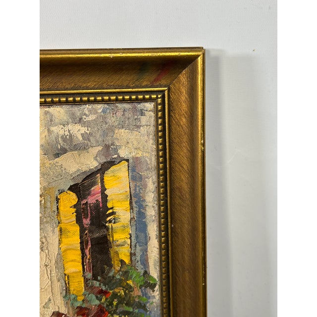 Mid Century Italian Impressionist Marina Landscape by Griblioni For Sale - Image 4 of 12