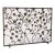 Gold Rubbed Black Primrose Garden Fireplace Screen For Sale
