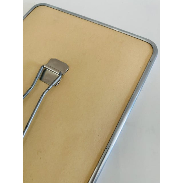 Beige Mid-Century French Barber Mirror, 1960s For Sale - Image 8 of 14