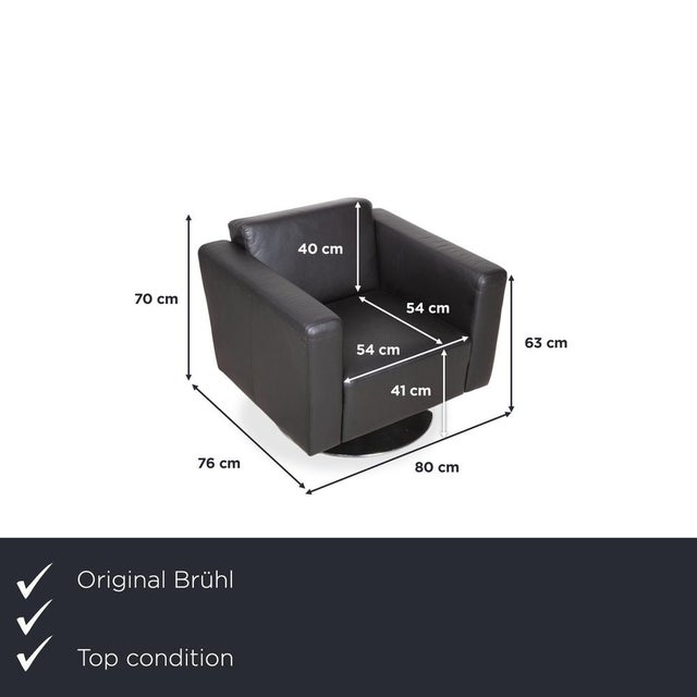 The Serge chair by Brühl, designed by Roland Meyer-Brühl, is a versatile armchair with a cubic charm that blends...