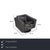 The Serge chair by Brühl, designed by Roland Meyer-Brühl, is a versatile armchair with a cubic charm that blends...