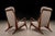Sculptural Pair of Brazilian Modernist Armchairs in Hardwood & Boucle by John Graz, Brazil, 1950s For Sale - Image 10 of 17