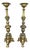 Vintage Brass Ornate Decorative Candleholders, Set of 2 For Sale