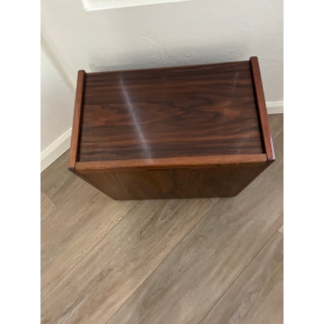 Denmarket Mid-Century Modern Storage Ottoman Vanity Cube Bench For Sale In Phoenix - Image 6 of 12