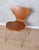 Wood Model 3107 Dining Chair in Teak by Arne Jacobsen for Fritz Hansen, 1967 For Sale - Image 7 of 7