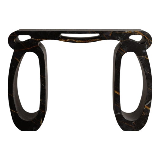 Port Saint Laurent Marble Soie Console by Esther Knopfler For Sale