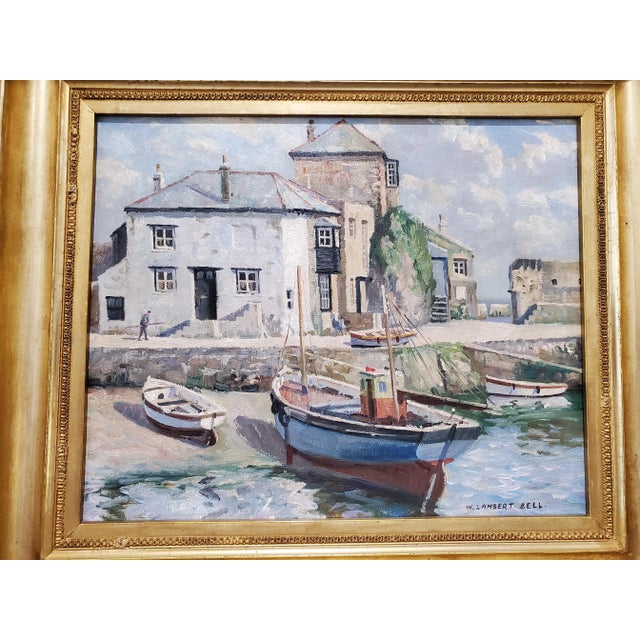 Expressionism Boats in Cornwall - William Lambert Bell For Sale - Image 3 of 7