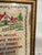 Textile Antique Dear House Sampler in Frame For Sale - Image 7 of 8
