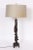 Mid-Century Modern 1969 Tall Smokey Tunis Hand Carved Poplar Table Lamp For Sale - Image 3 of 13