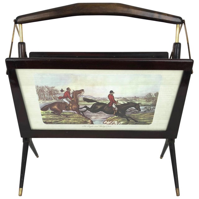 Mid-Century Italian Magazine Rack in Ico Parisi Style For Sale - Image 18 of 18